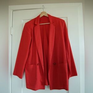 Vintage Women's ViVi Paris Blazer Jacket - Orange